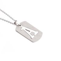 Fashion English Letter Titanium Steel Necklace Wholesale main image 3