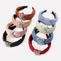 Korea New Fashion Style Fabric Knotted Headband main image 4