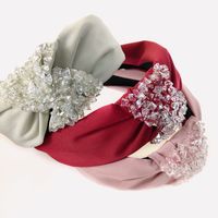 Korea New Fashion Style Fabric Knotted Headband main image 5