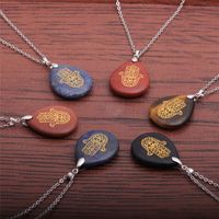 Fashion Water Drop Tree Of Life Alloy Necklace Wholesale main image 5