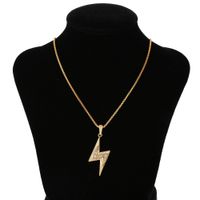 Fashion Lightning Copper Inlaid Zircon Necklace Wholesale sku image 1