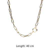 Fashion New Style Copper Interlocking Zircon Simple Necklace Set sku image 3