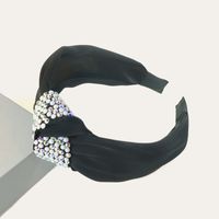 Korea's Fashion New Satin Knotted Color Diamond Headband sku image 1