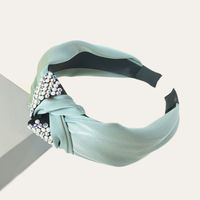 Korea's Fashion New Satin Knotted Color Diamond Headband sku image 8