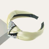 Korea's Fashion New Satin Knotted Color Diamond Headband sku image 10