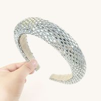 Fashion Korean Style Rhinestone Sequin Creative Sponge Headband sku image 2