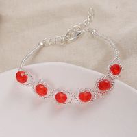 Pulsera De Cuentas De Arroz De Cristal Tejida A Mano Creativa Bohemia sku image 1