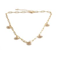 Fashion Heart-shape Copper Inlaid Zircon Necklace Wholesale sku image 8