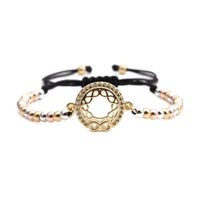 Ethnic Style Zircon Gold Infinity Geometric Adjustable Bracelet sku image 5