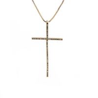 Mode Kreuz Kupfer Eingelegte Zirkon Halskette Großhandel sku image 7