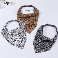 Fashion New Style Korean Leopard Print Triangle Hairband Set main image 3