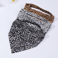 Fashion New Style Korean Leopard Print Triangle Hairband Set main image 5