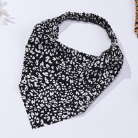 Fashion New Style Korean Leopard Print Triangle Hairband Set main image 6