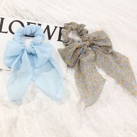 Korean New Style Fashion Solid Color Bow Hair Scrunchies main image 6