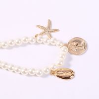 Fashion Coin Starfish Shell Pearl Bracelet main image 5