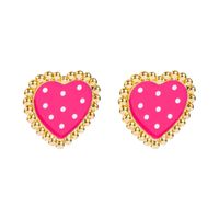 New Fashion Alloy Dripping Wave Dim Sum Earrings main image 6