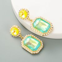 New Fashion Style Exaggerated Square Creative Pearl Earrings main image 4