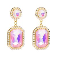 New Fashion Style Exaggerated Square Creative Pearl Earrings main image 6