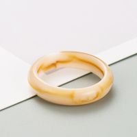 Fashion Korean Style Simple Acrylic Resin Candy Color Ring Set main image 5