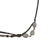Fashion Geometric Pearl Double Layer Alloy Necklace Wholesale main image 6