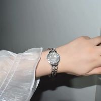 Korean Style Full Diamond Watch-shaped Bracelet main image 4