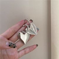 Fashion Metal Peach Heart-shaped Earrings main image 5