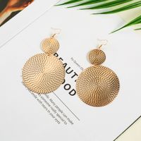 Fashion Atmosphere Circle Small Disc Alloy Earrings Wholesale main image 1