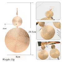 Fashion Atmosphere Circle Small Disc Alloy Earrings Wholesale sku image 1