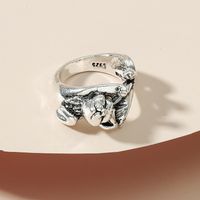 Fashion Creative Lucky Cat Alloy Rings Wholesale main image 4