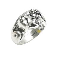 Fashion Creative Lucky Cat Alloy Rings Wholesale main image 5