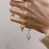 Fashion Heart-shape Alloy Necklace Wholesale main image 4