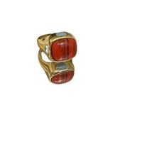 Fashion Square Stone Wide Alloy Rings main image 3