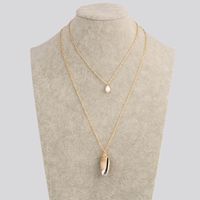 New Fashion Style Freshwater Pearl Pendant Multi-layer Necklace main image 2