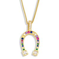 Fashion Geometric Emoji Copper Necklace Wholesale main image 4