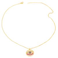 Fashion Geometric Emoji Copper Necklace Wholesale main image 6