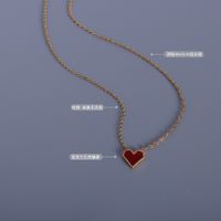 Fashion Heart-shape Stainless Steel Necklace Wholesale main image 6