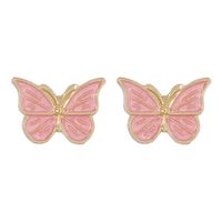 Nouvelles Boucles D&#39;oreilles Papillon Style Simple main image 6