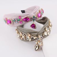 New Fashion Style Diamond-studded Gemstone Headband main image 1