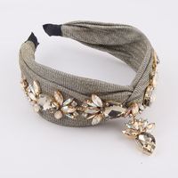 New Fashion Style Diamond-studded Gemstone Headband main image 4