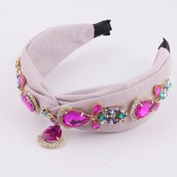 New Fashion Style Diamond-studded Gemstone Headband main image 5