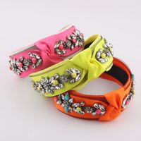 New Fashion Baroque Diamond-studded Color Hair Band main image 6