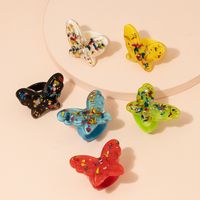 Fashion Butterfly Acrylic Resin Ring main image 1