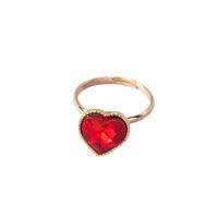 Fashion Heart-shape Opening Alloy Rings Wholesale main image 6