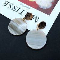 Fashion Geometric Resin Flower Earrings main image 5