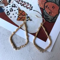 Fashion Geometric Rhinestone Alloy Earrings Wholesale main image 3