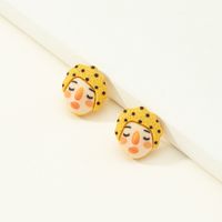 Cartoon Creative Funny New Resin Cute Earrings main image 1