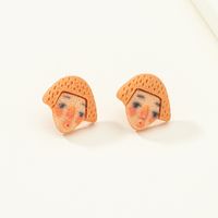 Cartoon Creative Funny New Resin Cute Earrings main image 4