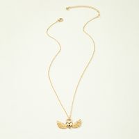 Fashion Heart-shaped Angel Alloy Necklace main image 4