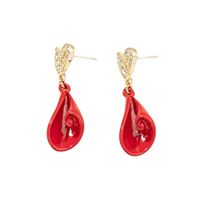 Nouvelles Boucles D&#39;oreilles En Forme De Coeur En Diamant main image 6