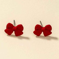 Simple Fashion Heart-shaped Tassel Earrings main image 3